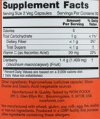 NOW Cranberry Concentrate, 100 Count (Pack of 2)