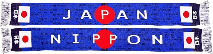Japan Nippon Soccer Knit Scarf