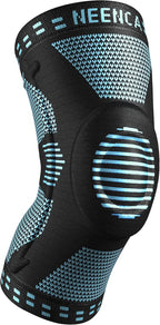 NEENCA Professional Knee Brace for Women/Men, Knee Support with Patella Pad & Side Stabilizers, Compression Knee Sleeve for Knee Joint Pain, Meniscus Tear, ACL, PCL, Runner, Workout