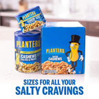 PLANTERS Lightly Salted Cashews, Cashew Halves & Pieces, Plant-Based Protein, 8 Oz Canister, Great Party Snack (Pack of 2)