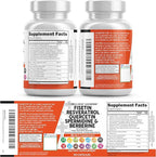 Clean Nutra Fisetin Quercetin Resveratrol Spermidine - Longevity Supplement with NAD Berberine Apigenin | Anti Aging Cellular Health Support Capsules 90 Count