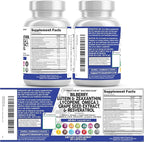 Clean Nutra Eye Vitamins with Bilberry Lutein and Zeaxanthin Supplements Lycopene 40mg Resveratrol Grape Seed Astaxanthin for Eyes - Eye Care Health Support (60 Count (Pack of 2))