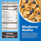Catalina Crunch Protein Cereal - Breakfast Cereal with 10g of Protein, No Added Sugar - Gluten Free - Blueberry Muffin - 8 oz. Bag (Pack of 2) (Packaging May Vary)
