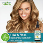 Why Not Natural Liquid Collagen Plus Biotin Drops for Women and Men - Supplement for Hair, Skin, and Nails
