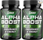 Testosterone Booster for Men - Male Enhancing Supplement - Test Booster for Endurance, Drive, Stamina, Strength, Size, Libido & Lean Muscle Growth - Supports Healthy Blood Circulation - 120 Pills