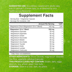 Magnesium Complex 500mg, 240 Veggie Capsules – 10-in-1 Glycinate, Citrate, Malate, Oxide, & More – 100% Chelated for Easy Absorption – Essential Mineral Supplement – Non-GMO