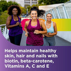 Centrum Multivitamin for Women, Multivitamin/Multimineral Supplement with Iron, Vitamin D3, B Vitamins and Antioxidant Vitamins C and E, Gluten Free, Non-GMO Ingredients - 65 Count