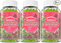 Cortisol Gummies for Women,Cortisol Manager with Ashwagandha,Magnesium,L-theanine,Phosphatidylserine,Rhodiola Rosea,Black Pepper for Mood Support,Adrenal Balance,Sleep,Vegan,Apple Flavor,180 Count