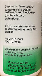 Christopher's Original Formulas Slumber Capsules, Natural Sleep Aid, 100 Veg Caps