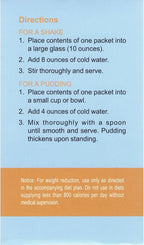 Pudding and Shake Aspartame Free - Chocolate Hazelnut (7/Box) - High Protein - Low Calorie - Low Fat - Low Carb