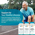 21st Century Calcium Plus D3 Liquid Filled Softgel, 1200 mg, 90 Count