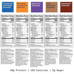 David Protein Bar, David Favorites, 60 Protein Bars | 28g of Protein | 150 Calories | 0g of Sugar - High Protein, Low Carb, Gluten Free Protein Bar, Pack of 60