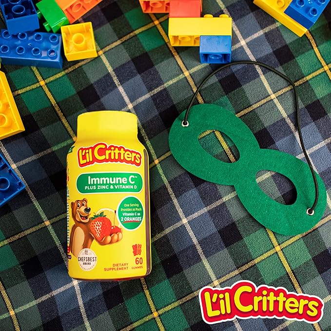 L'il Critters Gummies Immune C Plus Zinc and Vitamin D 60 Ea