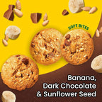 belVita Energy Snack Bites, Banana, Dark Chocolate and Sunflower Seed, 5 oz Bag (Pack of 2)