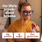 think! Delight, Keto Protein Bars, Healthy Low Carb, Gluten Free Snack - Chocolate Peanut Butter Cookie Dough, 10 Count (Packaging May Vary)