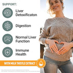 Force Factor Liver Detox, Liver Cleanse Detox & Repair Supplement, with Milk Thistle, Turmeric & Ginger to Support Digestion & Immune Health, Citrus Punch, 60 Soft Chews
