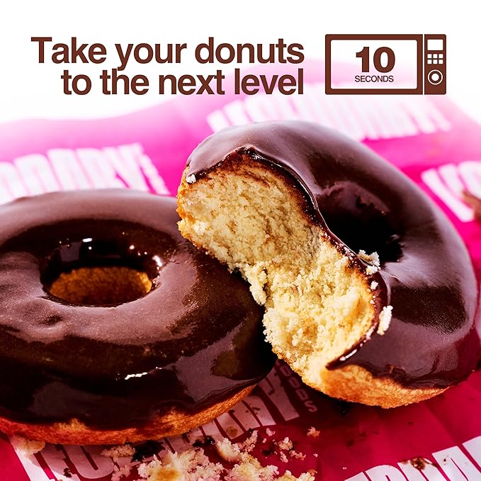 Legendary Foods Protein Donuts - 22g Protein, Dipped Chocolate, Zero Sugar Snack, Gluten Conscious, Low Carb, Keto Suitable, Diabetic and GLP-1 Diets - 8 Pack with Two Donuts per pack