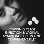 AZO Yeast Plus Dual Relief Homeopathic Medicine | Yeast Infection Symptom Relief: Itching & Burning | Vaginal Symptom Relief: Occasional Odor & Discharge | #1 Most Trusted Brand | 2 Pack (60ctx2)