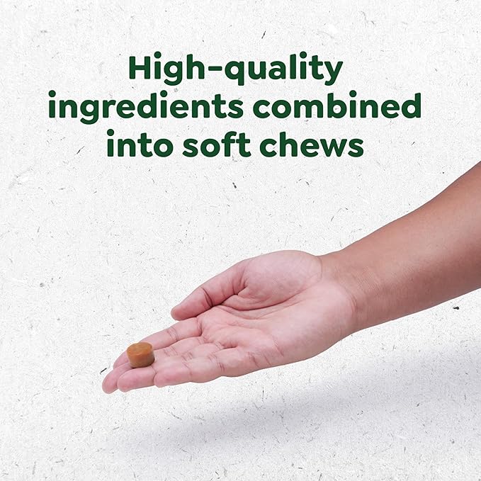 Greenies Supplements Hip and Joint Supplements for Dogs, with Chondroitin & Glucosamine for Dogs, Chicken Flavor, 6.08 oz. Pouch, 30 Count