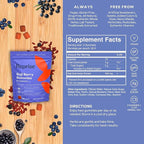 Reprise Goji Berry Superfood Gummies - All-Natural Antioxidant, Digestion, 240 mg Full-Potency, Low-Sugar, Vegan, 45 Blueberry Flavored Gummies (Pack of 1)