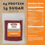 Old Wisconsin Turkey Sausage Snack Sticks, Naturally Smoked, Ready to Eat, High Protein, Low Carb, Keto, Gluten Free, 16 Ounce Resealable Package