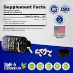 Magnesium Citrate Capsules 1000mg | High Absorption Supplement - Sleep, Muscle & Heart Support - Vegan | Non-GMO - Made in USA - As Powder | Pills | Tablets - 240 Capsules, 4 Month Supply