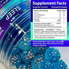 Lucid Dreams Deep Sleep - Mugwort Herb 5 htp Mucuna Pruriens Choline Supplements - Gummies Sugar Free Vegan 60 ct