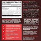 Horny Goat Weed Gummies with Vitamin B12 - Energy, Endurance & Performance Support for Male Health - 60 Count - Vegetarian-Friendly, Non-GMO, Pectin-Based - Raspberry Flavor, 1 Month Supply
