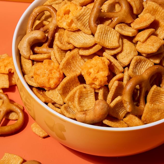 Catalina Crunch Protein Snack Mix with Cheese Crisps | 10g Protein, 1g Sugar per Serving | Good Source of Fiber, Keto, Gluten Free | Cheddar, 5.25 Ounce Bag (Pack of 5) - Packaging May Vary