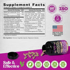 Resveratrol Supplement - 19-in-1 Organic Polyphenol Complex - Noni Extract | Berberine | Quercetin | Apple Cider Vinegar | Acai - Made in USA - Antioxidant & Heart Health Support - 120 Capsules