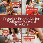 Wonderslim Protein Chips with Probiotics, BBQ | 12g Plant Protein, 170 Cal | High Protein Chips, Vegan, Gluten Free, Non-GMO | Made with Avocado Oil, No Seed Oils | 12 Pack