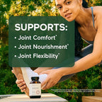 SMARTERNUTRITION Joint Food - Nourishing Support for Joint Comfort, Lubrication, Mobility with Collagen Type II, Lipase, MSM, Vitamin C, Turmeric, Bromelain - 180 Count(Pack of 3) - 90-Day Supply