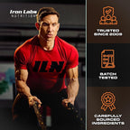 Iron Labs ZM6 - High Strength Zinc and Magnesium Supplement - 180 Vegetarian Capsules (3 Month Supply) - Super Enhanced Zinc Magnesium Aspartate and B6 Complex