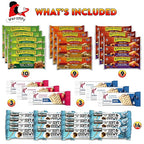 Veratify Healthy Mixed Snack Box (66 Count) Snacks Gift Basket Granola Bars Bulk Variety Grab and Go Men Women Adults Office Work Travel Employee Appreciation School College