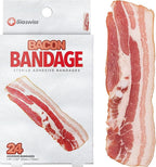 BioSwiss Bandages, Bacon Shaped Self Adhesive Bandage Set, Latex Free, Sterile Wound Care, 24 Count