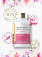 Carlyle Urinary Tract Health for Women | 120 Capsules | Relief for Women | with D-Mannose, Cranberry Complex & Probiotics | Non-GMO, Gluten Free
