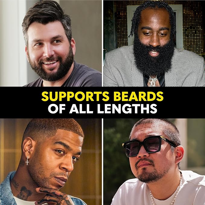 The Beard Club Biotin Beard Growth Oil Vitamin Spray for Facial Hair Growth - Natural Formula for Fuller, Thicker Beard, Easy-to-Use, Nourishing & Soothing for All Beard Types & Skin
