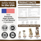 (2-Pack) Turkey Tail Mushroom for Dogs - 340 Count - Mushroom Chews for Dogs Lipoma Lumps and Bumps - Immune Health, Digestive, Skin, Joint Vitamin Support Guard Buddy - Multivitamin Supplement