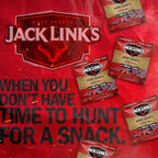 Jack Link's Beef Jerky Multipack - Original - Made with 100% Real Beef - Ready to Eat Real Meat Protein Snacks - 7g Protein per Serving - 0.625 oz Bags (20 Pack)