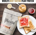 Ambrosia Planta - Plant-Based Protein Powder 20g | Dairy Free Vegan Protein Powder with BCAA Amino Acids | Keto-Friendly, No Added Sugar | 25 Servings | Peanut Butter & Jelly