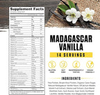 Ambrosia Planta - Premium Plant-Based Protein | Vegan & Keto Friendly | Gourmet Flavors with No Bloating or Stomach Upset | Gluten & Soy Free | No Added Sugar | 14 Servings | (Vanilla)