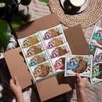 Lenny & Larry's Complete Protein Cookie,[8 Flavor Variety],Chewy Soft Baked,16g Plant Protein,Vegan,Non-GMO,High Fiber,4 Ounce Cookie,(Pack of 32)