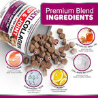 YUMA'S Advanced Collagen for Dogs - 170 Chews - Hip and Joint Supplement - Multi-Collagen Peptides - Skin & Coat Health, Cartilage & Mobility Support - Glucosamine, Vitamin C, Hyaluronic Acid