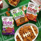 Lenny & Larry's FITZELS Protein Pretzels [GAME DAY Variety Pack] – 12 x 3oz Bags of High Protein Snacks with 20g Plant Based Protein – Incredibly Tasty with Salty Crunch