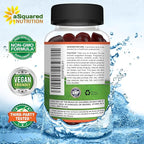 aSquared Nutrition Mushroom Gummies - 10x Complex Supplement - Lions Mane, Turkey Tail, Reishi, Cordyceps, Chaga - Energy, Focus, Immune Support for Men & Women - Replace Powder, Capsules & Pills