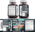 Terramineral Shilajit Gummies with Irish Sea Moss Tongkat Ali Ashwagandha Lion's Mane MACA Panax Ginseng Rhodiola & Cordyceps by Clean Nutra (1)