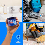 Ozium Odor Eliminating Gel - 4.5oz Air Freshener Alternative for Smoke, Pets, and Musty Odors - Long Lasting Odor Remover for Cars, Homes, Closets and Small Spaces - Wild Cherry
