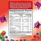 Nature's Truth Kids Multivitamin Gummies with Probiotics | 120 Count | Berry Punch Flavor | Vegetarian, Non-GMO & Gluten Free Supplement