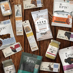 EPIC Beef Protein Bars, Uncured Bacon and Apple, Paleo Friendly, Gluten Free, Whole 30, 12 Ct, 15.6 oz