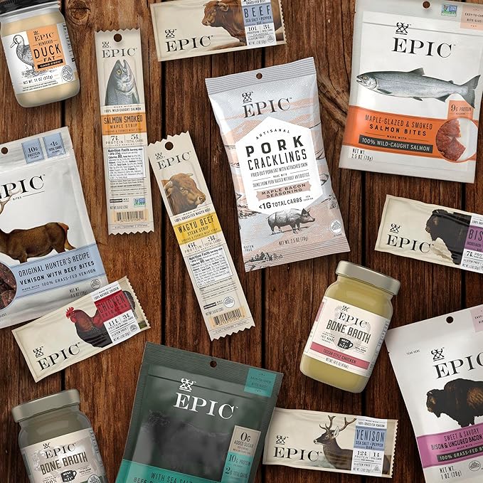 EPIC Bars, Beef Jalapeno, Keto and Paleo Friendly, Whole30 Approved, Gluten Free, 12 Count, 15.6 oz